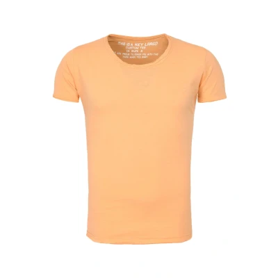 Abbildung von Key Largo Bread NEW Tshirt basic, Herren, Größe: 3XL, Bleached orange