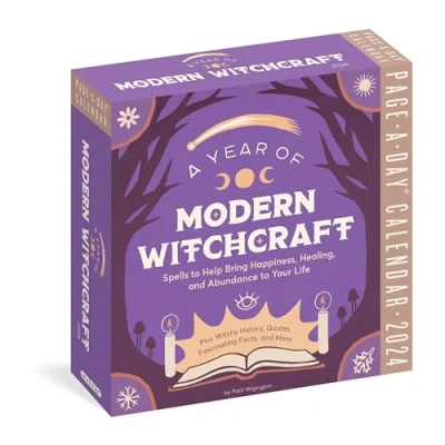Abbildung von A Year of Modern Witchcraft Page Day Calendar 2024: Spells to Help Bring Happiness, Healing, and Abundance Your Life