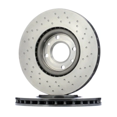Abbildung von BREMBO XTRA LINE 09.A185.1X Bremsscheibe 302 26 4 gelocht/innenbel. beschichtet hochgekohlt mit Schrauben PEUGEOT: 3008 I, 208 I Schrägheck