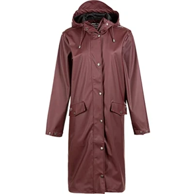 Abbildung von Weather Report Damen Regenmantel Been W Long RPO 5000 4193 Sassafras 38