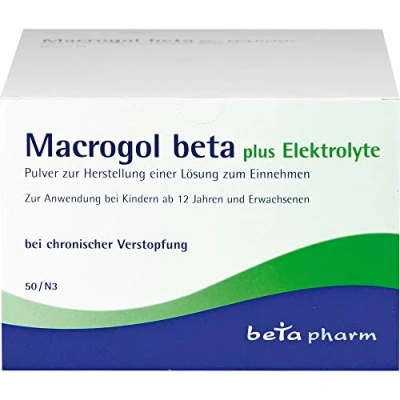Abbildung von Macrogol beta plus Elektrolyte Pulver 50 St