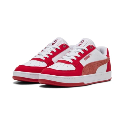 Abbildung von Puma Caven 2.0 Idylle Sneaker low Pink fruitdark crimson white, Damen, Größe: 40, fruit dark white Hochwertiges lederimitat