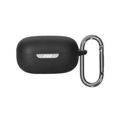 Abbildung von kwmobile Hülle kompatibel mit JBL Live Pro 2 TWS Kopfhörer Silikon Schutzhülle Etui Case Cover Schoner in Schwarz
