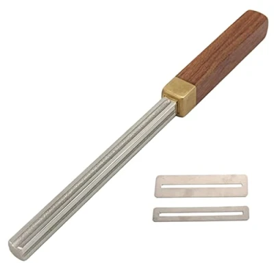 Abbildung von Amagogo Rechteckige Gitarre Bünde Dressing Crowning File Griffbrett Nivellieren Schleifen Diamantbeschichtung Multifunktionsreparatur für Banjo