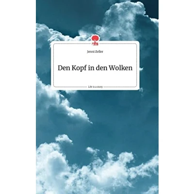Abbildung von den Kopf in Wolken. Life is a Story story.one