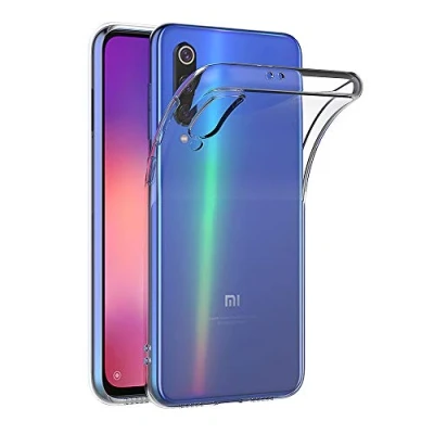 Abbildung von AICEK Hülle Compatible für Xiaomi Mi 9 SE Transparent Silikon Schutzhülle Case Clear Durchsichtige TPU Bumper Handyhülle (5,97 Zoll)
