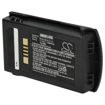 Abbildung von vhbw Akku kompatibel mit Motorola Symbol MC3200, MC32N0 Barcodescanner POS (5200mAh, 3,7V, Li Ion)