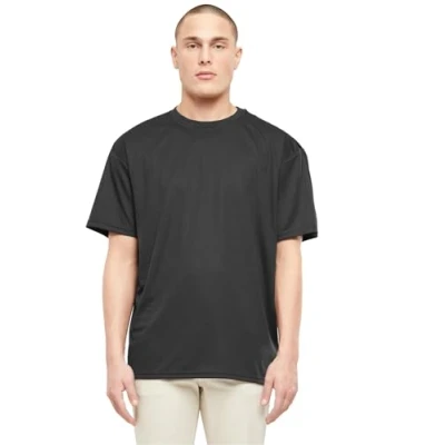Abbildung von Build Your Brand Herren BY249 E Sports Tee T Shirt, Black, M