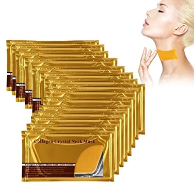 Abbildung von 15 Stück Anti Wrinkle Neck Pad, Kollagen Hals Maske Falten Pad Patch Haut Whitening Straffende feuchtigkeitsspendende für Einen Faltenfreieren Strafferen