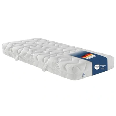 Abbildung von Irisette Lotus orthopädische 7 Zonen 500er Tonnentaschenfederkernmatratze, Härtegrad 3 (mittelfest), 100 x 200 cm, Öko Tex zertifiziert, produziert nach deutschem Qualitätsstandard