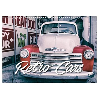 Abbildung von Retro Cars (Wandkalender 2025 DIN A3 quer), CALVENDO Monatskalender