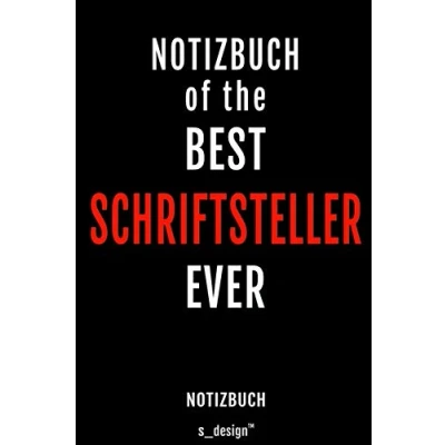 Abbildung von Notizbuch für Schriftsteller: Originelle Geschenk Idee [120 Seiten kariertes blanko Papier]