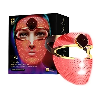 Abbildung von FAQ™ Mikrodermabrasionsgerät 202 Smart Silicone LED Face Mask, Gesichtsmaske mit 8 Farben
