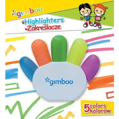 Abbildung von Highlighter handgeformter Farbmix für Kinder 1 Stk.