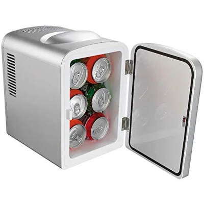 Abbildung von Rosenstein &amp; Söhne Mini Kühlschrank Auto: Mobiler mit Wärmefunktion, 4 Liter, 12 230 V (Kleinkühlschrank, 12V, Zigarettenanzünder)