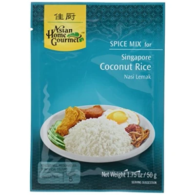 Abbildung von Asian Home Gourmet Würzpaste Singapur Kokosreis, 6er Pack (6 x 50 g)