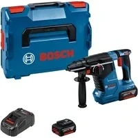 Abbildung von BOSCH Akku Kombibohrhammer GBH 18V 24 C, 18 V, max. 980 U/min, Bohrhammer mit SDS plus 2x 5 Ah in L BOXX 136