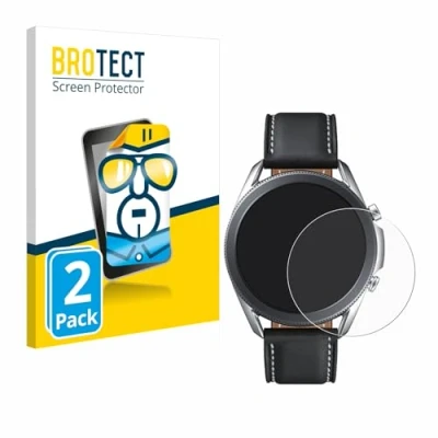 Abbildung von BROTECT (2 Stück Schutzfolie für Samsung Galaxy Watch 3 (45mm) Displayschutz Folie Ultra Klar