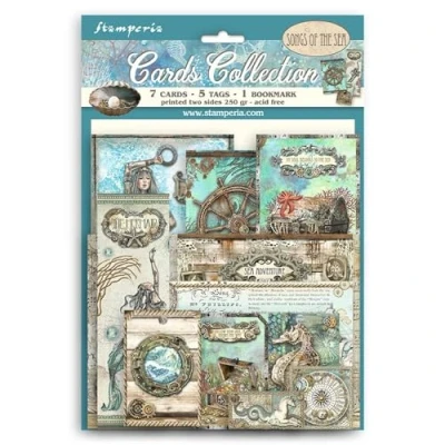 Abbildung von Stamperia Songs of the Sea Cards Collection (SBCARD21)