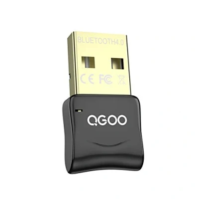 Abbildung von QGOO Bluetooth Adapter 4.0, USB Dongle Laptop Computer Desktop,Bluetooth Stick für Kopfhörer/Lautsprecher/Tastatur, unterstützt Windows 11/10/8/7