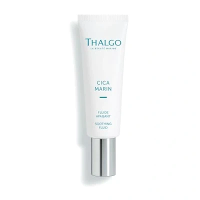 Abbildung von THALGO Beruhigendes Fluid aus der professionellen Produktlinie CICA Marin, die erste SOS Pflegelinie mit marinen Präbiotika, repariert, beruhigt und stärkt empfindliche geschwächte Haut