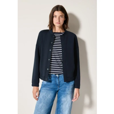 Abbildung von Cecil Touch Blouson Bomberjacke, Damen, Größe: Large, Blau