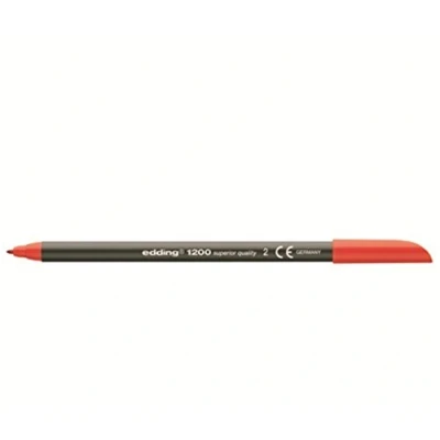 Abbildung von edding 1200 Fasermaler fein rot 1 Stift Rundspitze mm Filzstift zum Zeichnen und Schreiben für Schule, Mandala