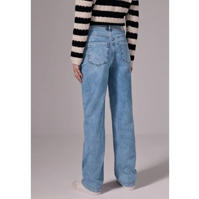 Abbildung von Street One Studio Jeans Straight Leg, Damen, Größe: 25x30, Blau
