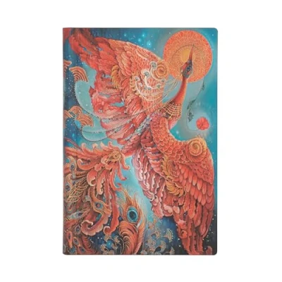 Abbildung von Firebird (Birds of Happiness) Mini Lined Journal: Flexi softcover, 80 gsm, ribbon marker, memento pouch, book edge printing (Bird