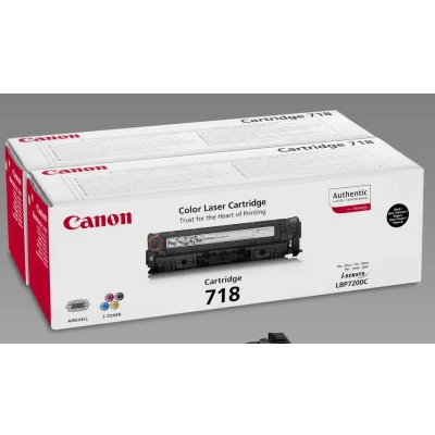 Abbildung von Canon 718 BK2 Toner 2x Schwarz Multipack