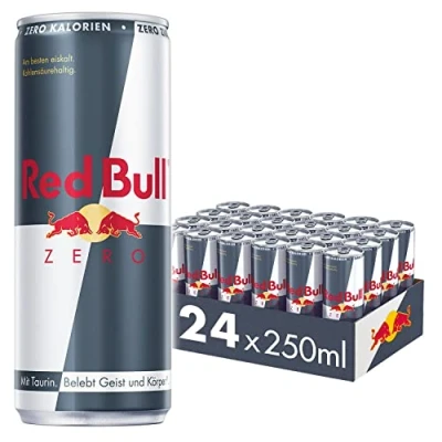 Abbildung von Red Bull Energy Drink Zero Calories, Zuckerfrei, 24 x 250 ml, Dosen Getränke 24er Palette, OHNE PFAND