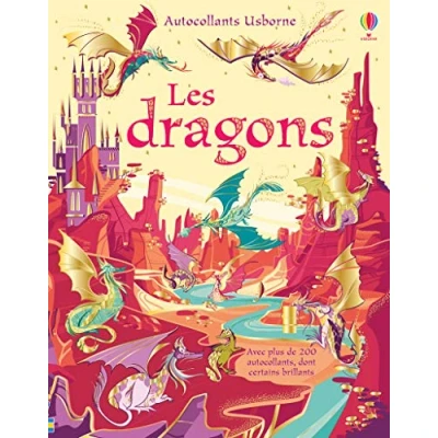 Abbildung von Les dragons autocollants Usborne: Avec plus de 200 dont certains brillants