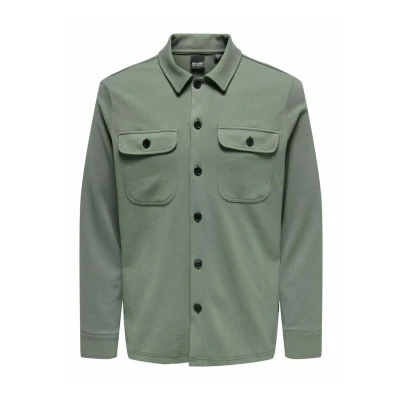 Abbildung von ONLY &amp; SONS Herren ONSNEWKODYL Overshirt Sweat NOOS Freizeithemd, Castor Gray, M
