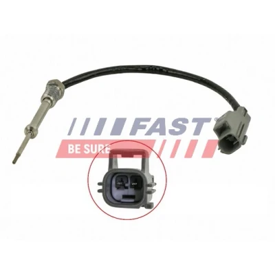 Abbildung von FAST FT80223 Sensor, Abgastemperatur FORD: Transit Custom V362 Kastenwagen, Mk6 FIESTA 6