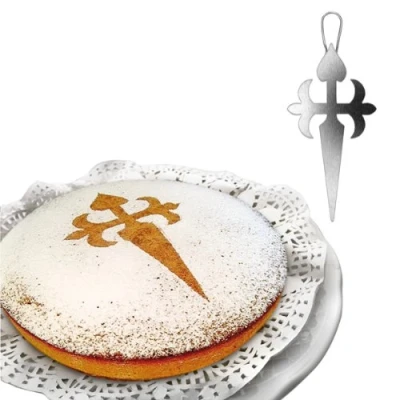 Abbildung von IBILI Set 2 DECORADORES DE Tarta Cruz Santiago, Stainless Steel, Silber, 20 x 10 3 cm, Einheiten