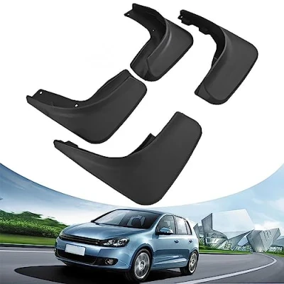 Abbildung von Für VW Golf 6 2009 2010 2011 2012 2013 Auto Schmutzfänger, Vorne Hinten Schlamm Klappen Spritzschutz Vollschutz ZubehöR