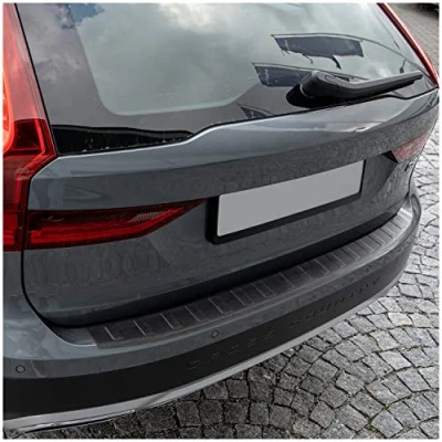 Abbildung von tuning art L253 Edelstahl Ladekantenschutz Anthrazit passend für Volvo V90 Cross Country