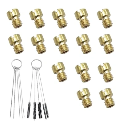 Abbildung von Vordpe 15 Stück Vergaser Düsen Kit, M4 Düse 40 44 46 48 50 52 54 56 58 60 65 70 75 80 85, Pocket Bike Vergaser, Gasdüsen für PWK, CVK, 139QMA, GY6