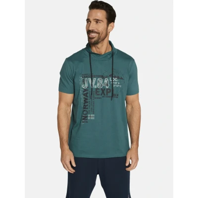 Abbildung von Jan Vanderstorm Reedlef Tshirt print, Herren, Größe: 6XL, Petrol