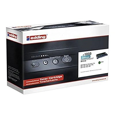 Abbildung von edding Toner EDD 1033 Trommeleinheit Schwarz Reichweite 12000 Seiten Ersetzt Brother DR 2100