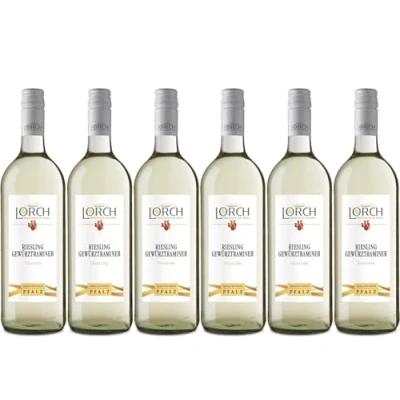 Abbildung von Lorch Riesling Gewürztraminer Feinherb Qualitätswein Pfalz (6 x 1l)