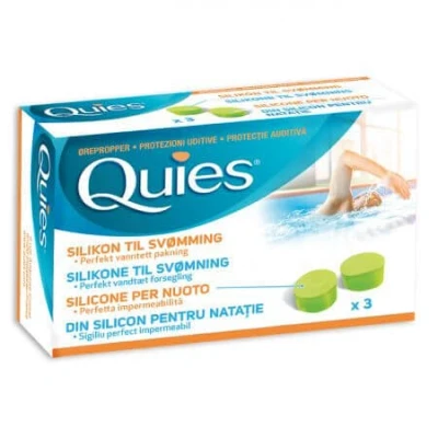Abbildung von Quies Tappo Auricolare in Silicone per Nuoto, 3 Paia