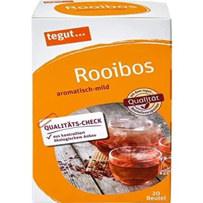 Abbildung von tegut… Rooibos Tee, 20 Beutel, 40 g