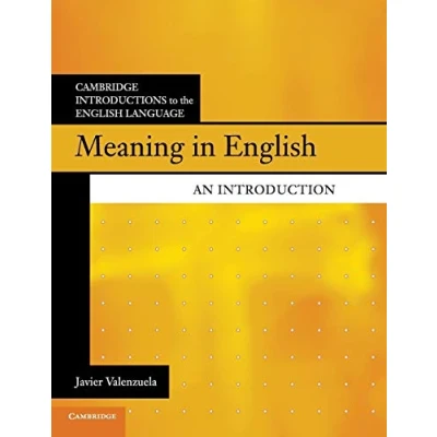 Abbildung von Meaning in English: An Introduction (Cambridge Introductions to the English Language)