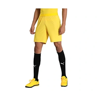 Abbildung von PUMA Herren teamFINAL 21 knit Shorts, Cyber Yellow, XXL