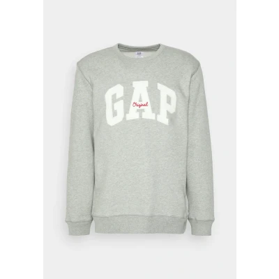 Abbildung von GAP Original ARCH CREW Sweatshirt, Herren, Größe: Small, Light heather grey