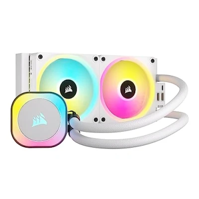Abbildung von CORSAIR Wasserkühlung iCUE LINK H100i RGB White, AiO