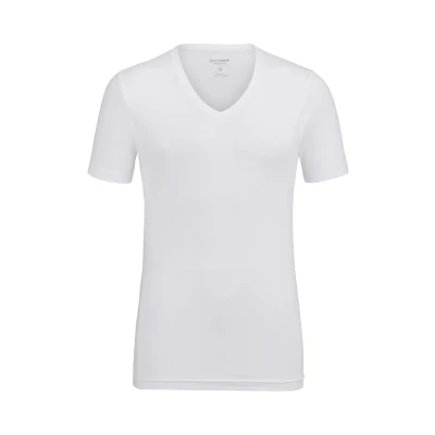 Abbildung von OLYMP T Shirt Level Five body fit V Ausschnitt weiß Gr. XL