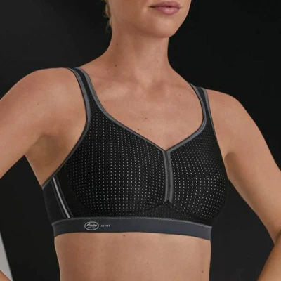 Abbildung von Anita Performance Sport Bustier, Damen, Größe: 85F, Schwarz anthrazit