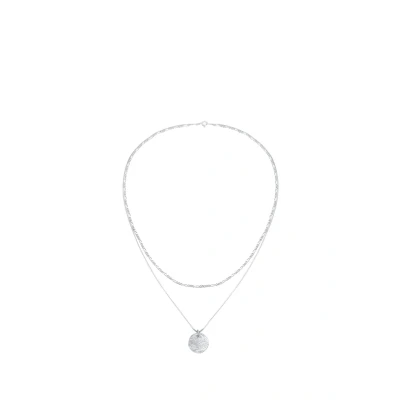 Abbildung von Elli Plate Basic Layer LOOK Halskette, Damen, Größe: 40, Silber